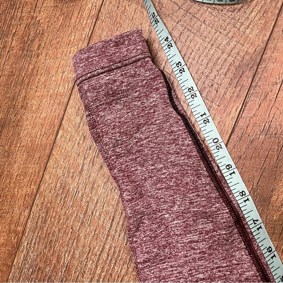Gymshark heathered Maroon seamless Leggings size xxs/xs - Picture 9 of 9